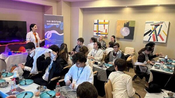 Аԥснытәи ашколхәыҷқәа Сириус имҩаԥысуаз аҭҵаарадырра-техникатә фестиваль На волне знаний рхы аладырхәит - Sputnik Аҧсны