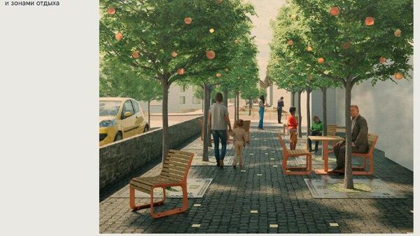 Определен победитель конкурса по разработке концепции Апельсиновой улицы на улице Джанашия в Сухуме - Sputnik Абхазия