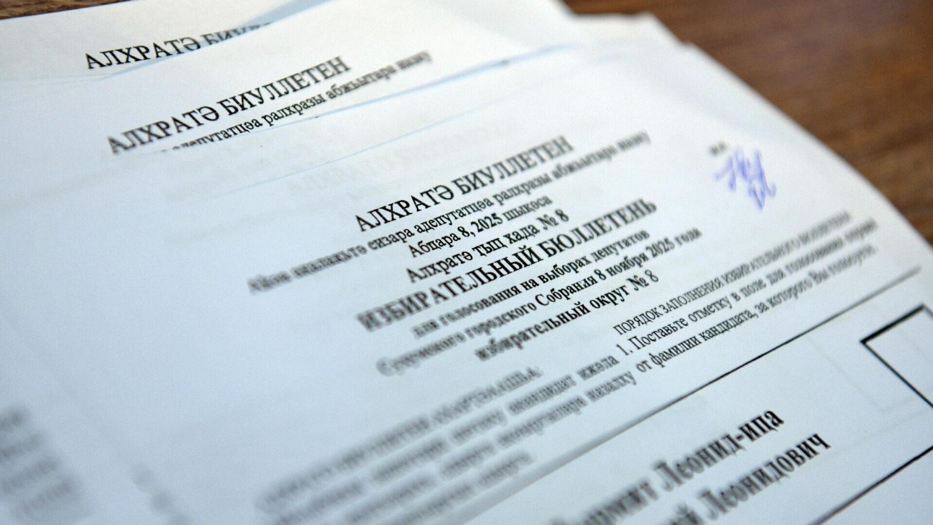 Выборы в органы местного самоуправления 8 ноября 2025 года Выборы в органы местного самоуправления 8 ноября 2025 года - Sputnik Аҧсны, 1920, 08.11.2025