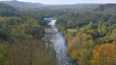 Осенний пейзаж в долине р.Моква