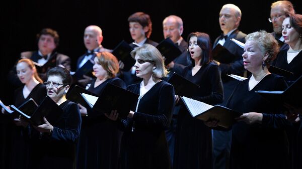 Выступление государственной хоровой капеллы Республики Абхазия в русдраме - Sputnik Абхазия
