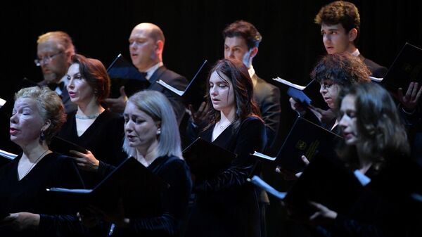 Выступление государственной хоровой капеллы Республики Абхазия в русдраме - Sputnik Аҧсны