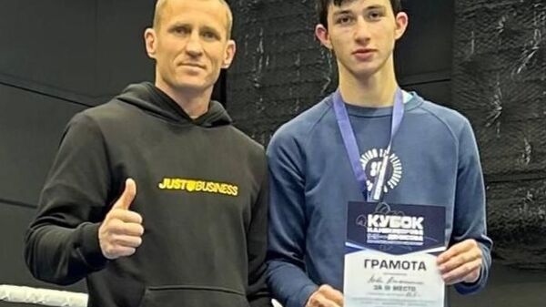 Боксер из Абхазии Константин Ахба завоевал бронзу на всероссийских соревнованиях в Петербурге - Sputnik Абхазия