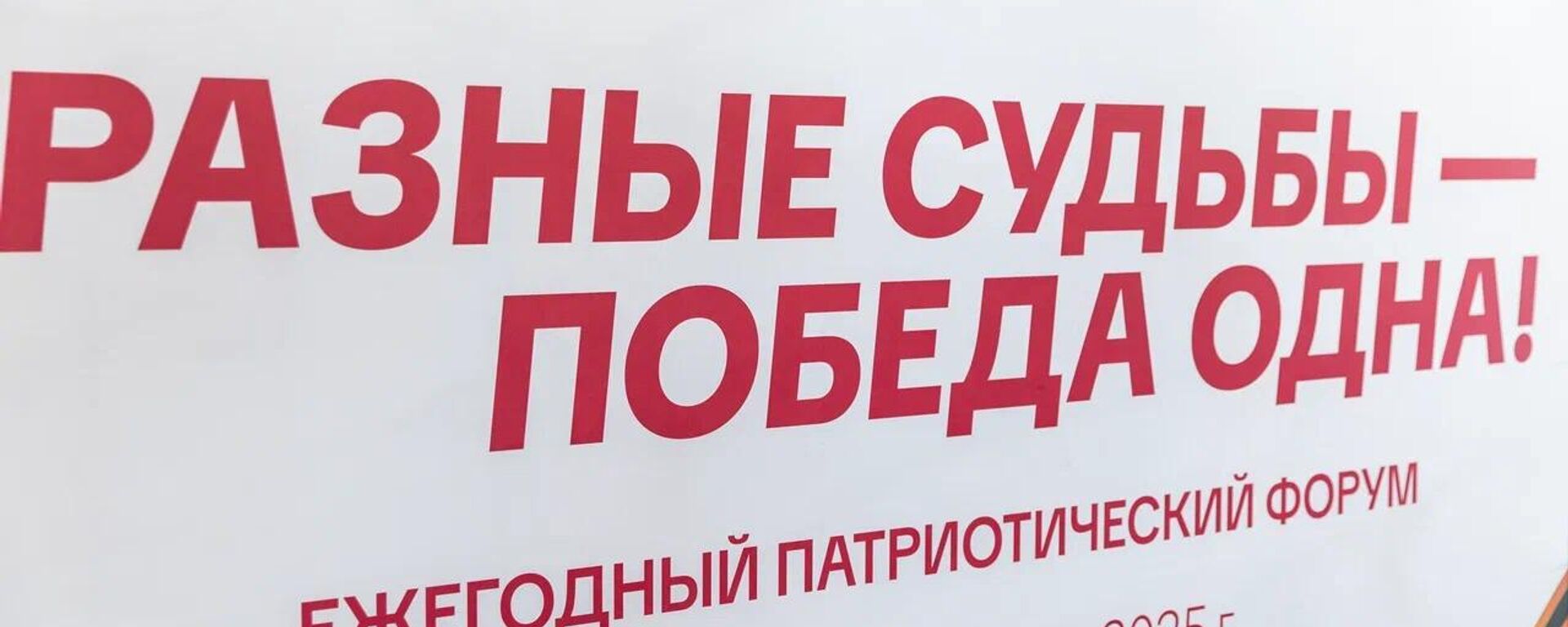 Ежегодный патриотический форум Разные судьбы – Победа одна начался в Сочи. - Sputnik Абхазия, 1920, 21.11.2025