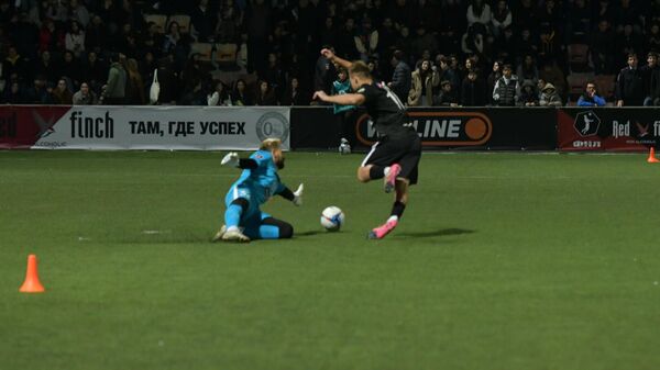 На первой минуте после передачи абхазского спортсмена Луки Багателия забит гол - Sputnik Аҧсны