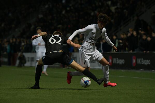 Футболист Лука Багателия был признан лучшим игроком матча. - Sputnik Абхазия