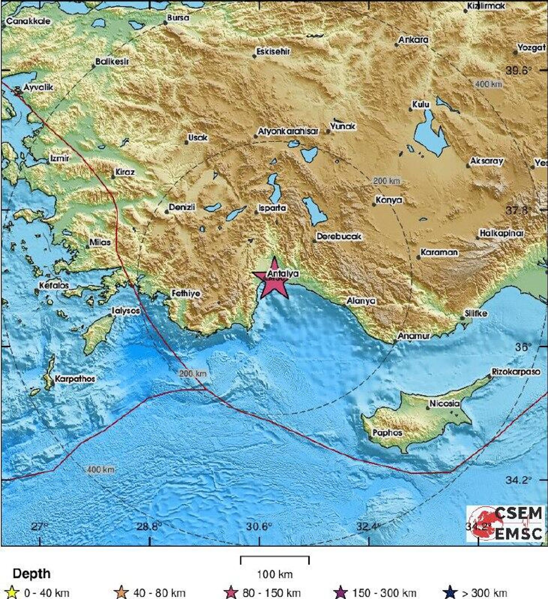 Ҭырқәтәыла Анталиа аҵакыраҟны 5,1 балл зымчхара ыҟоу адгьылҵысра ҟалеит - Sputnik Аҧсны, 1920, 08.12.2025