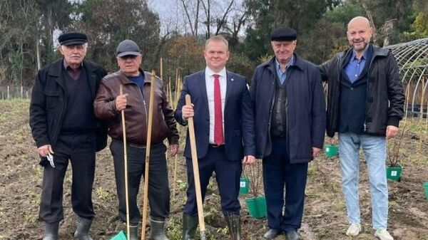 Мичуринский сад заложили в Абхазии - Sputnik Абхазия