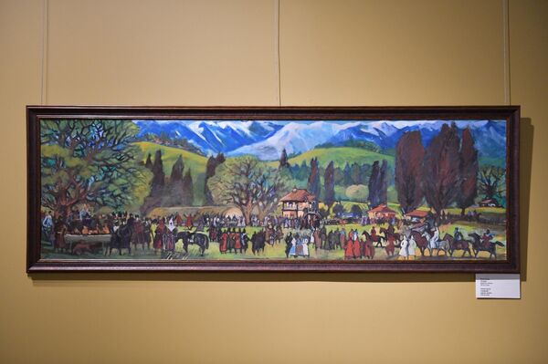 Выставка в ЦВЗ &quot;Художник года&quot; - Sputnik Абхазия