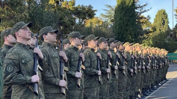 Новобранцы СГБ Абхазии - Sputnik Абхазия