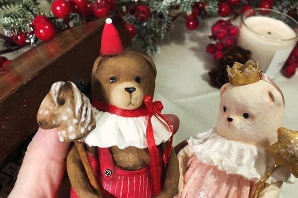 Игрушки из ваты Индиры Каарес - Sputnik Абхазия