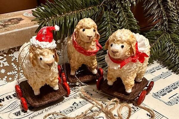 Игрушки из ваты Индиры Каарес - Sputnik Абхазия