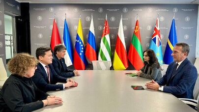 Вопросы сотрудничества обсудили министр иностранных дел Абхазии Олег Барциц и новый глава Миссии МККК в республике Валерия Джемелло