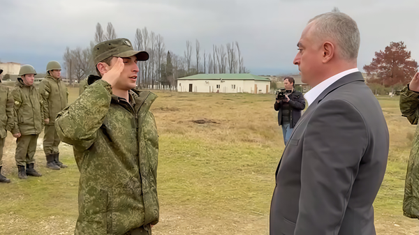 Президент республики посетил батальон Минобороны Абхазии - Sputnik Аҧсны