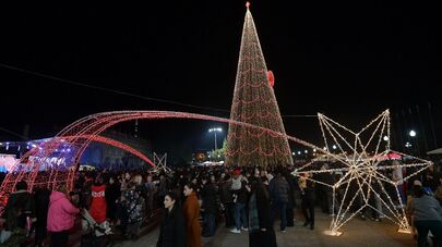 Праздничная новогодняя атмосфера в г.Сухум