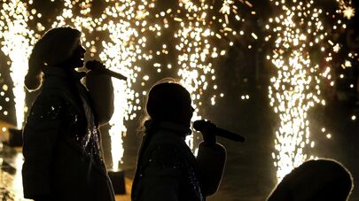 Предновогоднее украшение Минска