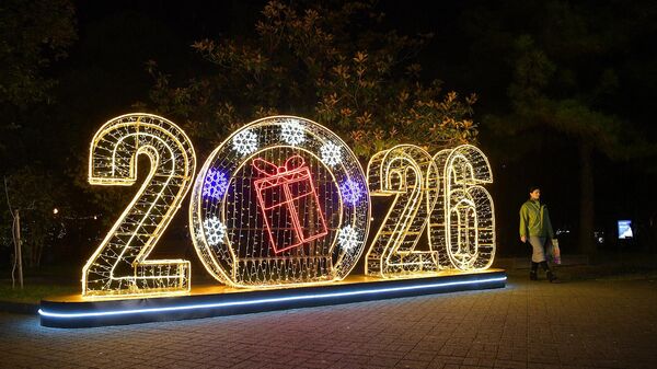 Праздничная новогодняя атмосфера в г.Сухум - Sputnik Абхазия