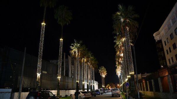 Праздничная новогодняя атмосфера в г.Сухум - Sputnik Абхазия