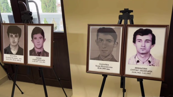 Фотовыставка Герои не умирают открылась в Государственном музее Отечественной войны народа Абхазии имени Сергея Дбар в Гудауте.  - Sputnik Абхазия