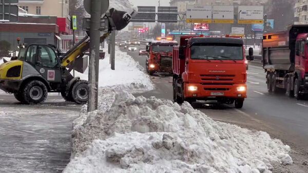 Снегопад в Москве - Sputnik Абхазия