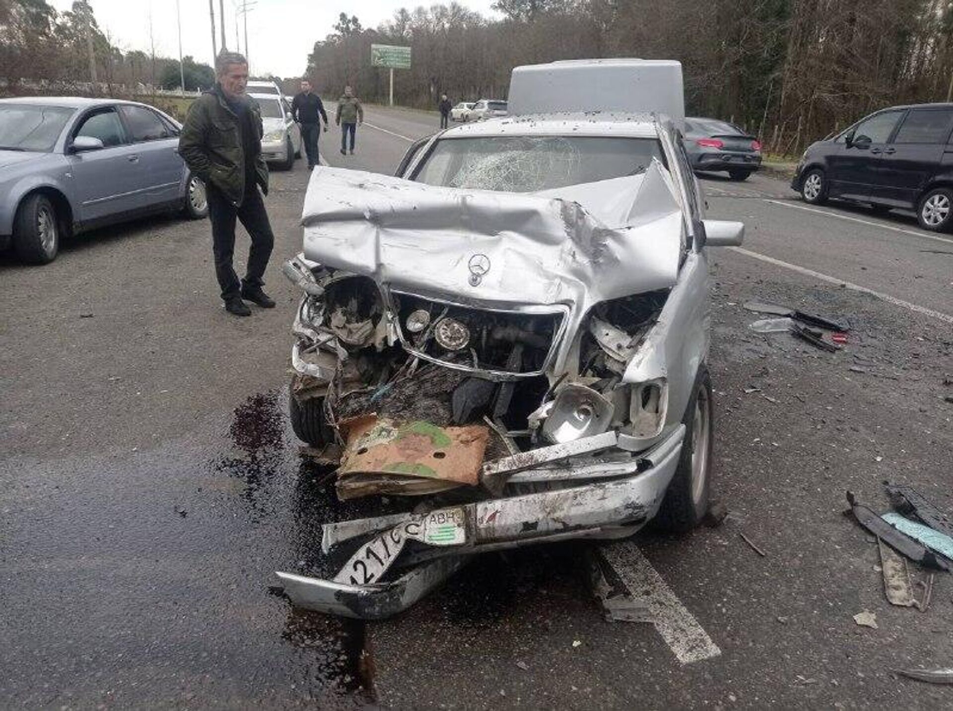 Ахаҵа дҭахеит ареспубликатә мҩаду Тамшь ақыҭан иҟалаз амҩатә машәыр иахҟьаны ҳәа Sputnik адырра аиҭеит Аԥсны Аҳәынҭавтоинспекциа аиҳабы ихаҭыԥуаҩ Аслан Базба - Sputnik Аҧсны, 1920, 11.01.2026