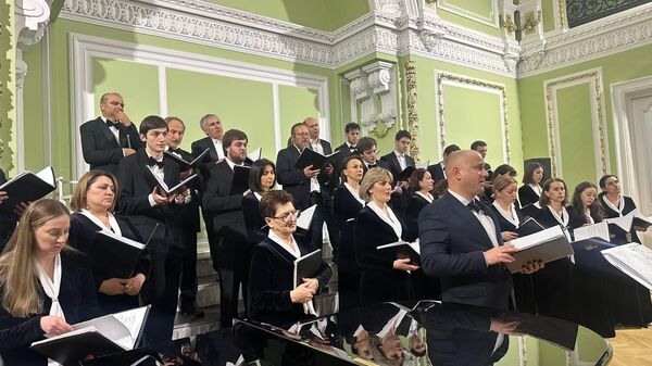 Государственная хоровая капелла Абхазии в Новгороде - Sputnik Абхазия