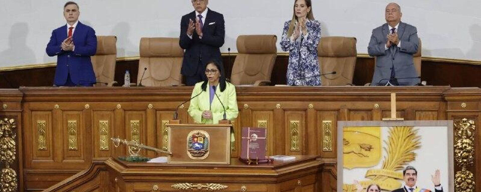 Посол Абхазии в Венесуэле Заур Гваджава принял участие в специальном заседании, посвященном ежегодному посланию и - Sputnik Абхазия, 1920, 17.01.2026