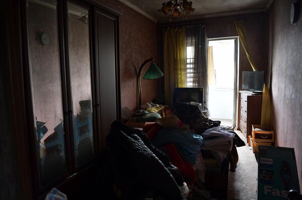 Сгоревшая квартира ветерана ВОВ Котляровой Евдокии в г.Гагра Сгоревшая квартира ветерана ВОВ Котляровой Евдокии в г.Гагра - Sputnik Абхазия