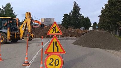 Односторонний выезд из Пицунды временно перекрыт