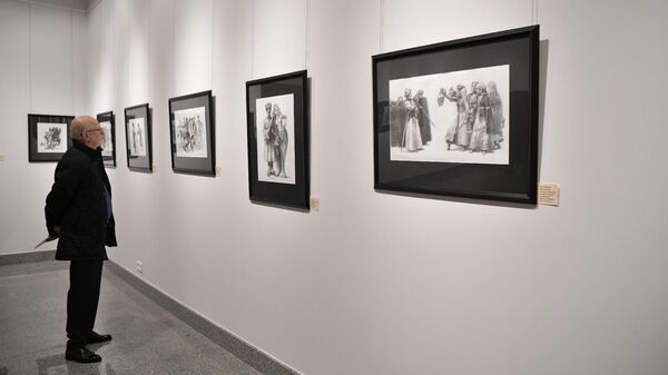 Выставка работа художника Батала Джапуа в ЦВЗ  - Sputnik Абхазия