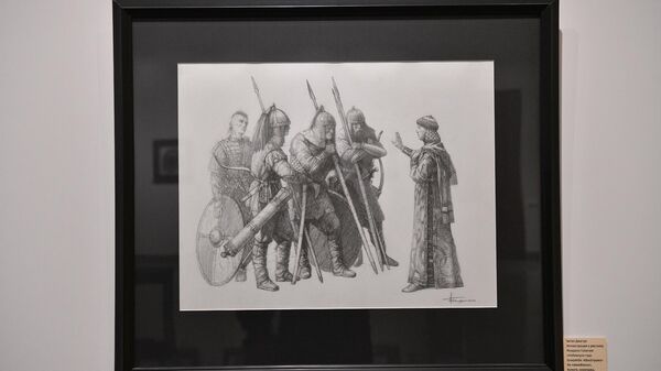 Выставка работа художника Батала Джапуа в ЦВЗ  - Sputnik Абхазия