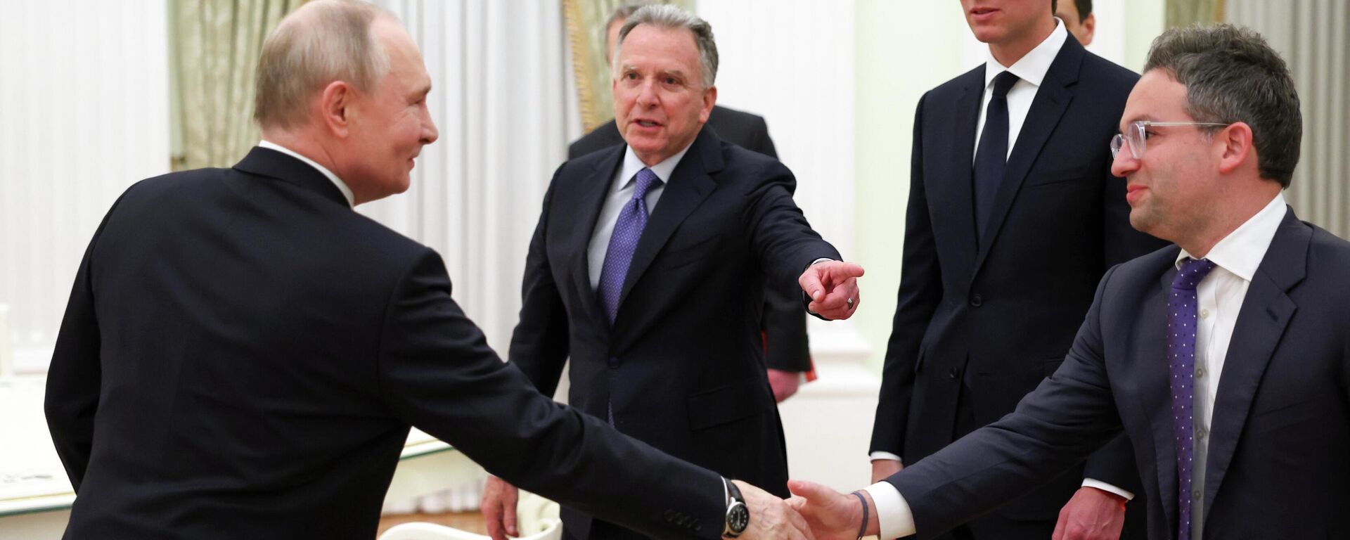 Встреча президента Владимира Путина и спецпосланника президента США Стивена Уиткоффа Встреча президента Владимира Путина и спецпосланника президента США Стивена Уиткоффа - Sputnik Абхазия, 1920, 23.01.2026