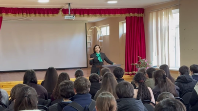 Лекция "Абхазский язык будущего" прошла в сухумской школе №1