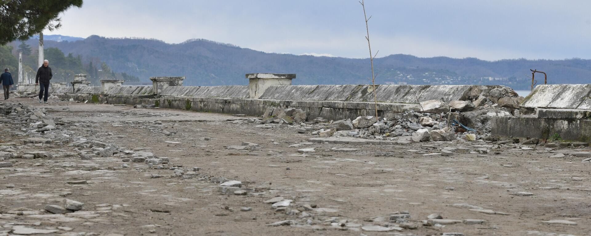 Строительные работы на набережной г.Сухум - Sputnik Абхазия, 1920, 19.03.2026