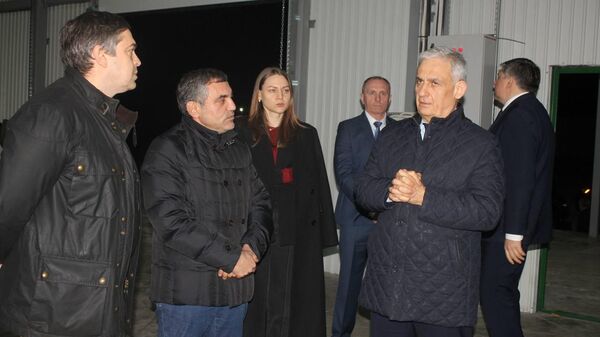 Абхазскую цитрусовую компанию в селе Пшап посетил замминистра экономразвития России Сергей Назаров. - Sputnik Аҧсны