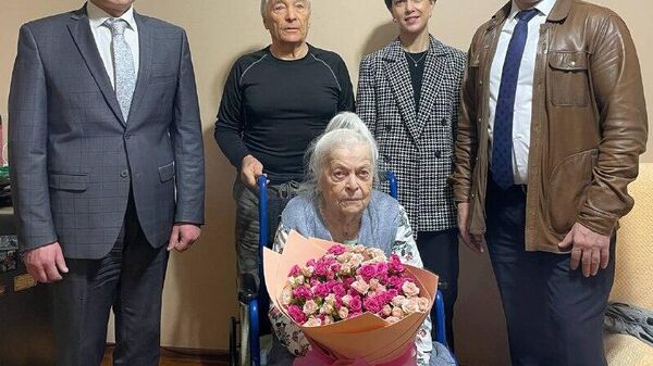 Ветеран Великой Отечественной войны Евдокия Котлярова сегодня отметила 96-летие - Sputnik Абхазия