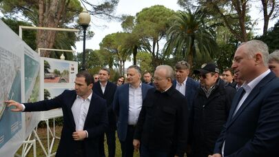 Бадра Гунба и премьер-министр Башкортостана Андрей Назаров