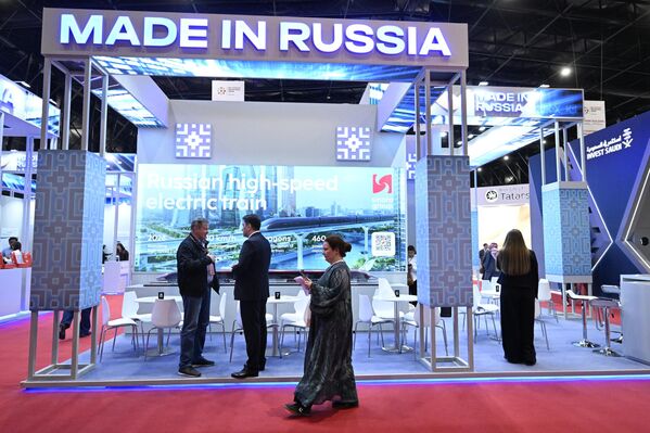 Стенд "Сделано в России" на международной промышленной выставке "Иннопром" в Эр-Рияде - Sputnik Абхазия