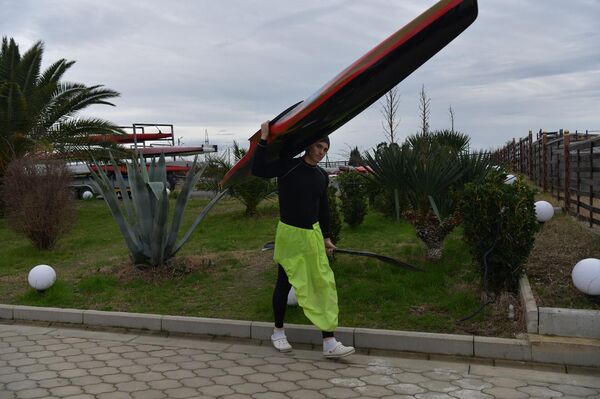 Спортсмены приехали сюда готовиться к международным соревнованиям Спортсмены приехали сюда готовиться к международным соревнованиям - Sputnik Абхазия