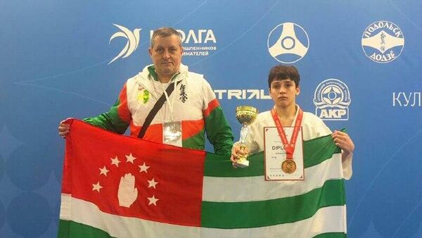 Каратист из Абхазии Самед Бабаев выиграл бронзу на международном турнире в Москве - Sputnik Аҧсны