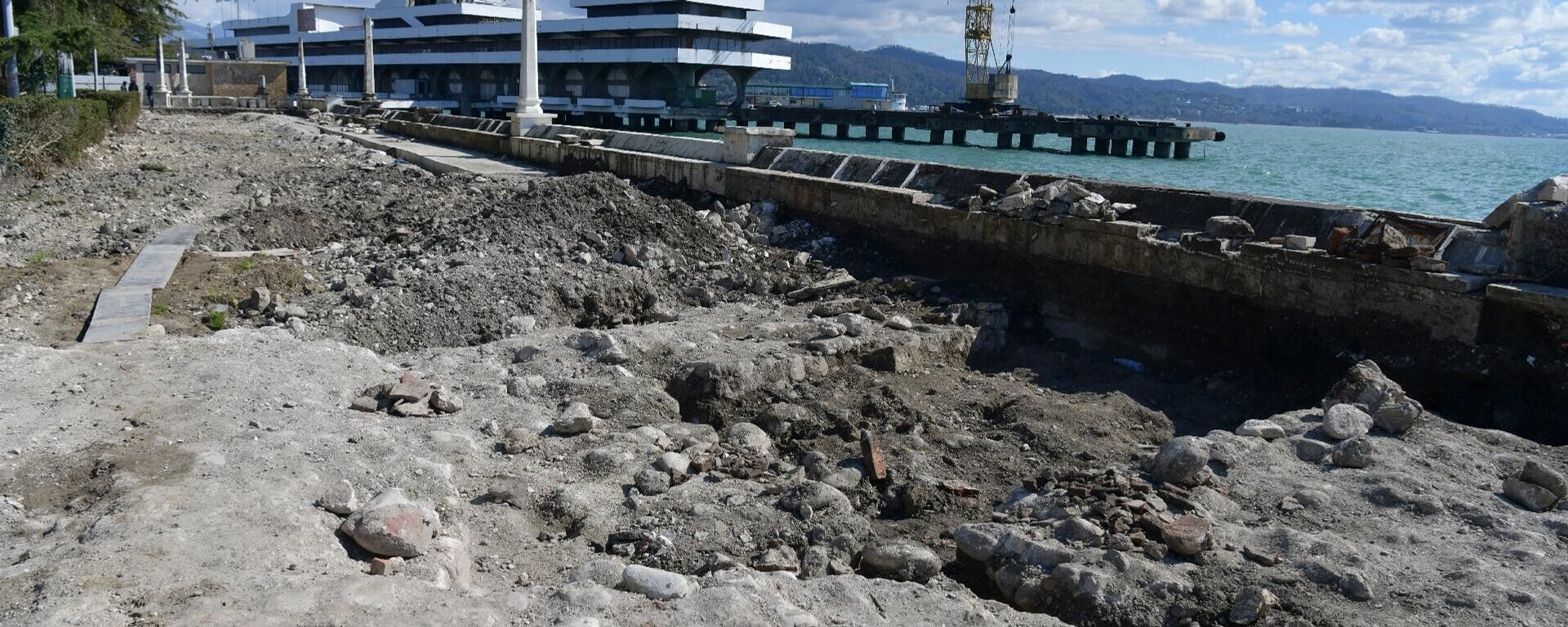 Раскопки крепости на набережной г.Сухум - Sputnik Абхазия, 1920, 17.03.2026