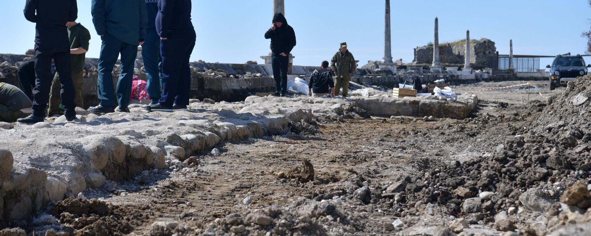 Раскопки крепости на набережной г.Сухум - Sputnik Абхазия, 1920, 15.03.2026