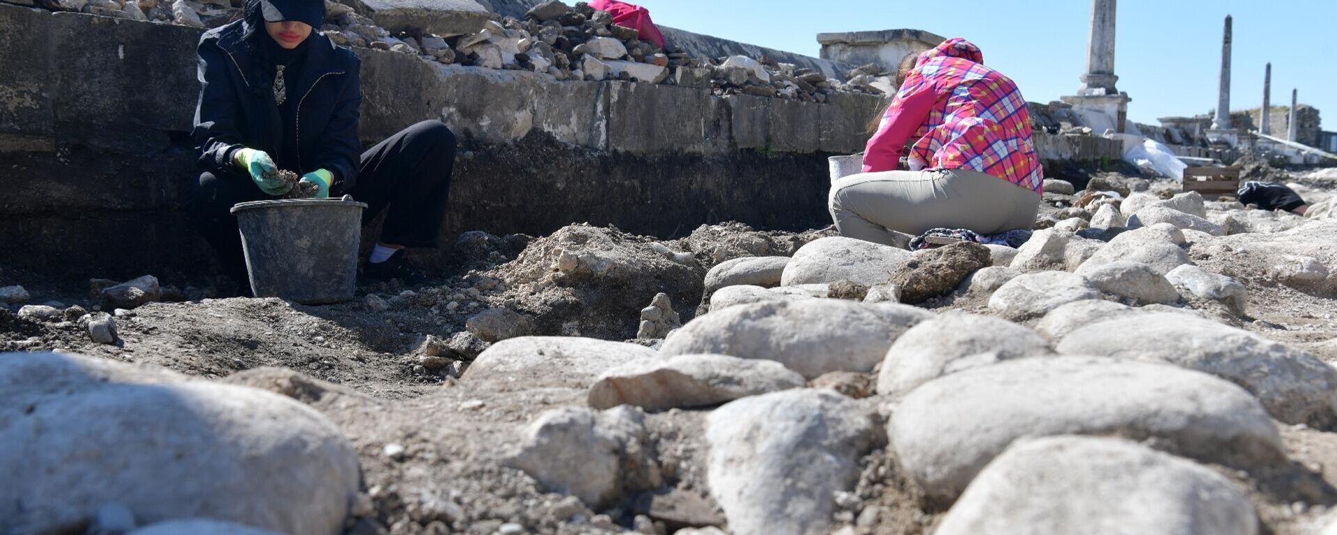 Раскопки крепости на набережной г.Сухум - Sputnik Аҧсны, 1920, 17.03.2026