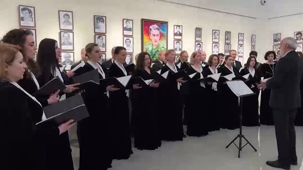 Государственная хоровая капелла впервые дала концерт в Госмузее Отечественной войны народа Абхазии в Гудауте. - Sputnik Аҧсны