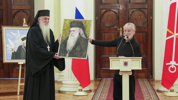 Выставка работ российских и абхазских художников Отражение небесного в земном открылась в Мариинском дворце в Санкт-Петербурге - Sputnik Абхазия