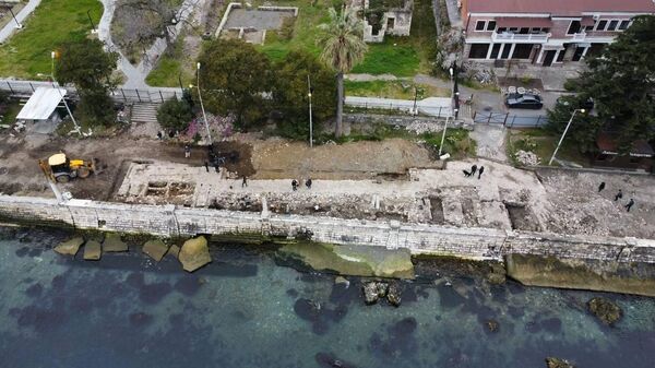 Раскопки на набережной Сухума - Sputnik Аҧсны