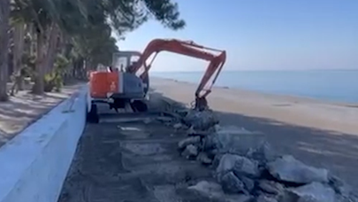 Реконструкция Гагрской набережной 