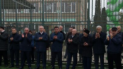 Мини-футбольное поле открыли в селе Лыхны