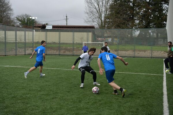 Мини-футбольное поле открыли в селе Лыхны - Sputnik Абхазия