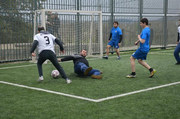 Мини-футбольное поле открыли в селе Лыхны - Sputnik Абхазия